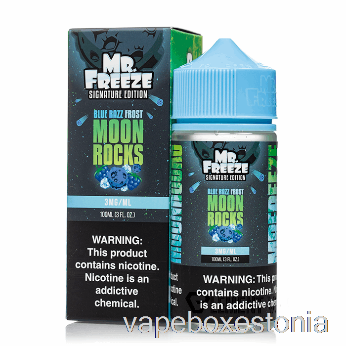 Vape Box Estonia Moonrocks - Blue Razz Frost - Mr Freeze - 100ml 0mg